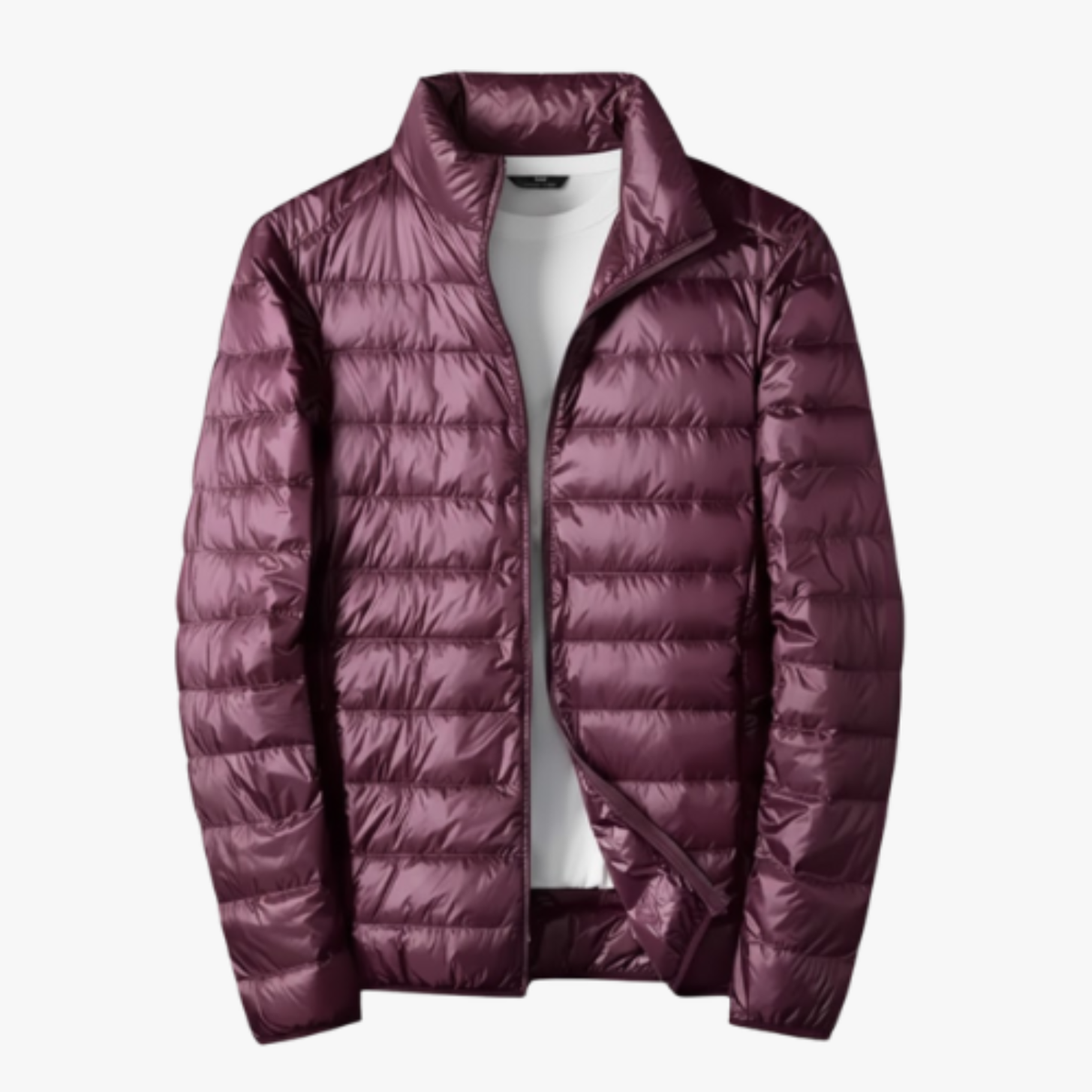 Men's Ultra Light Down Jacket with Waterproof Shell and Packable Design