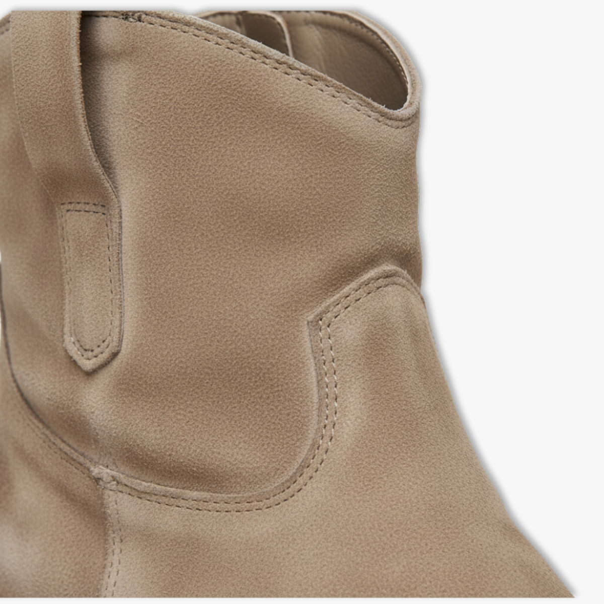 Women's Suede Ankle Boots with Slip On Design and Non Slip Sole