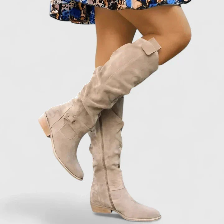 Women's Boots with Gel Cushioned Sole Wide Toe Box and Shock Absorption