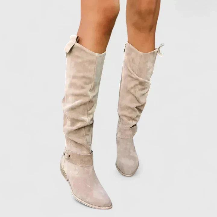 Women's Boots with Gel Cushioned Sole Wide Toe Box and Shock Absorption