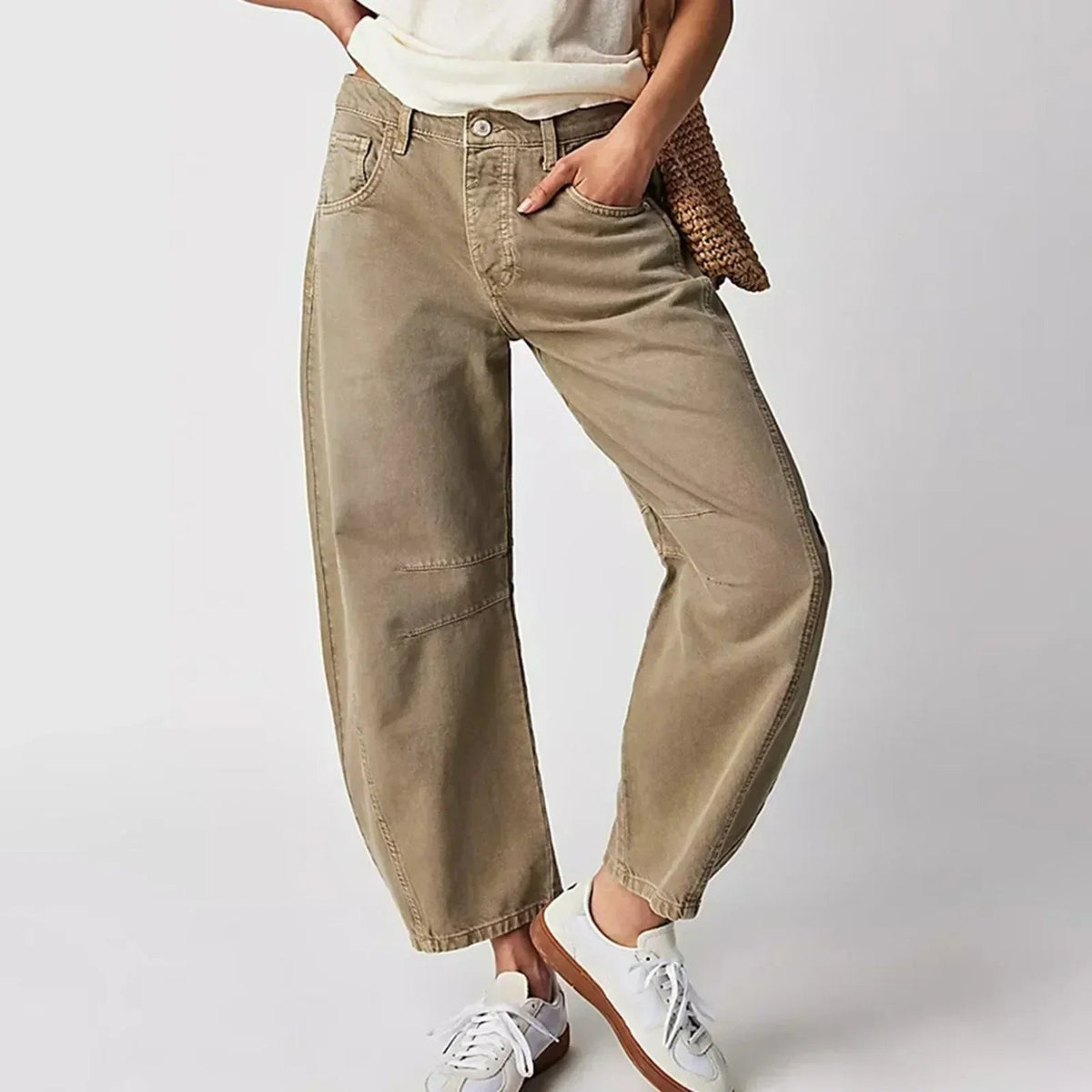Women's Wide Leg Pants with Comfortable Relaxed Fit and Flattering Silhouette