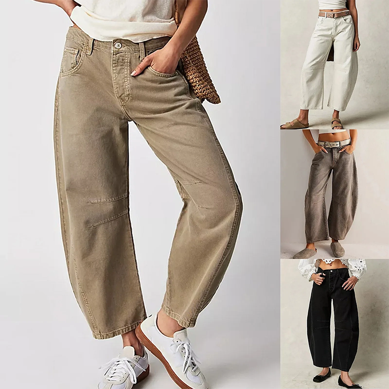 Women's Wide Leg Pants with Comfortable Relaxed Fit and Flattering Silhouette