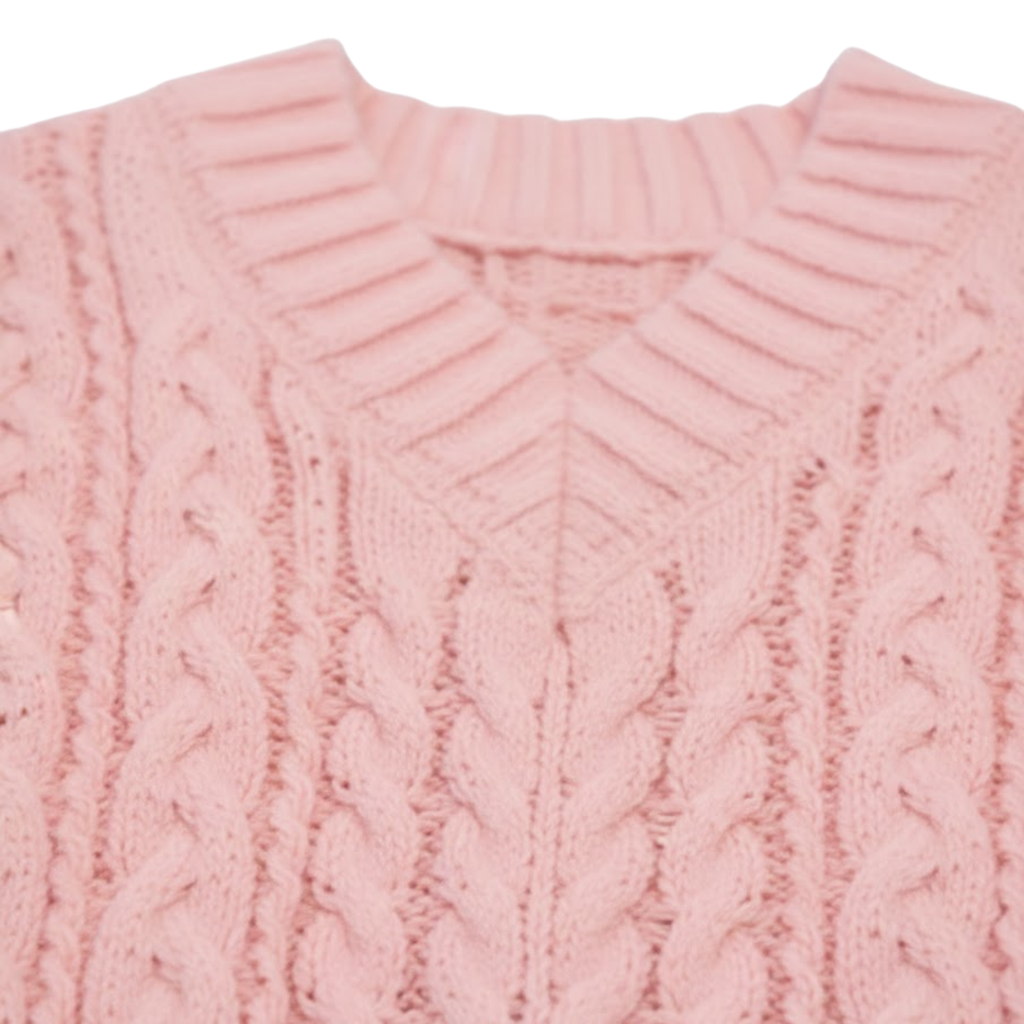 Harajuku Sweater Women V Neck Knitted Pullovers