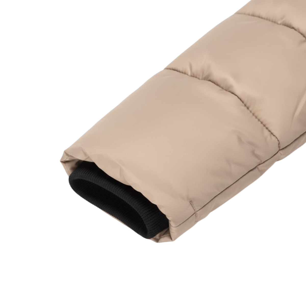 Women's Quilted Parka with Mid Length Cut Zip Closures and Functional Hood