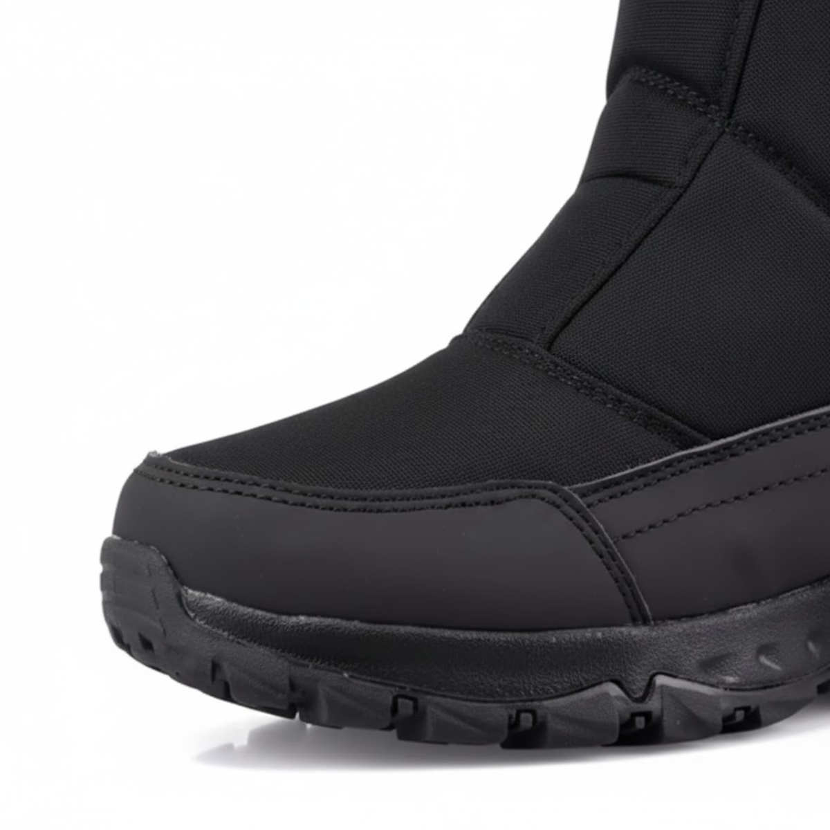 Men's Insulated Waterproof Boots with Rugged Outdoor High Traction Sole