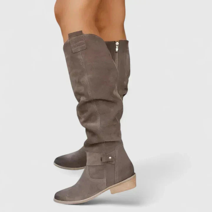 Women's Boots with Gel Cushioned Sole Wide Toe Box and Shock Absorption