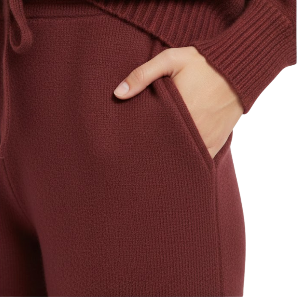 Knitted Set Women Loose Sweater Wide Leg Pants