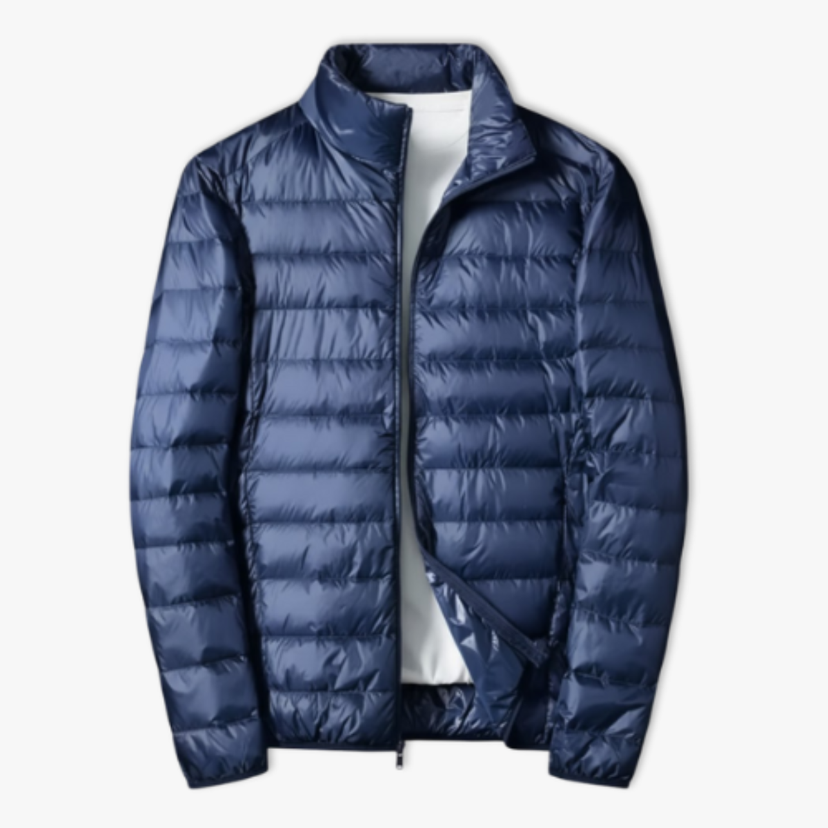 Men's Ultra Light Down Jacket with Waterproof Shell and Packable Design