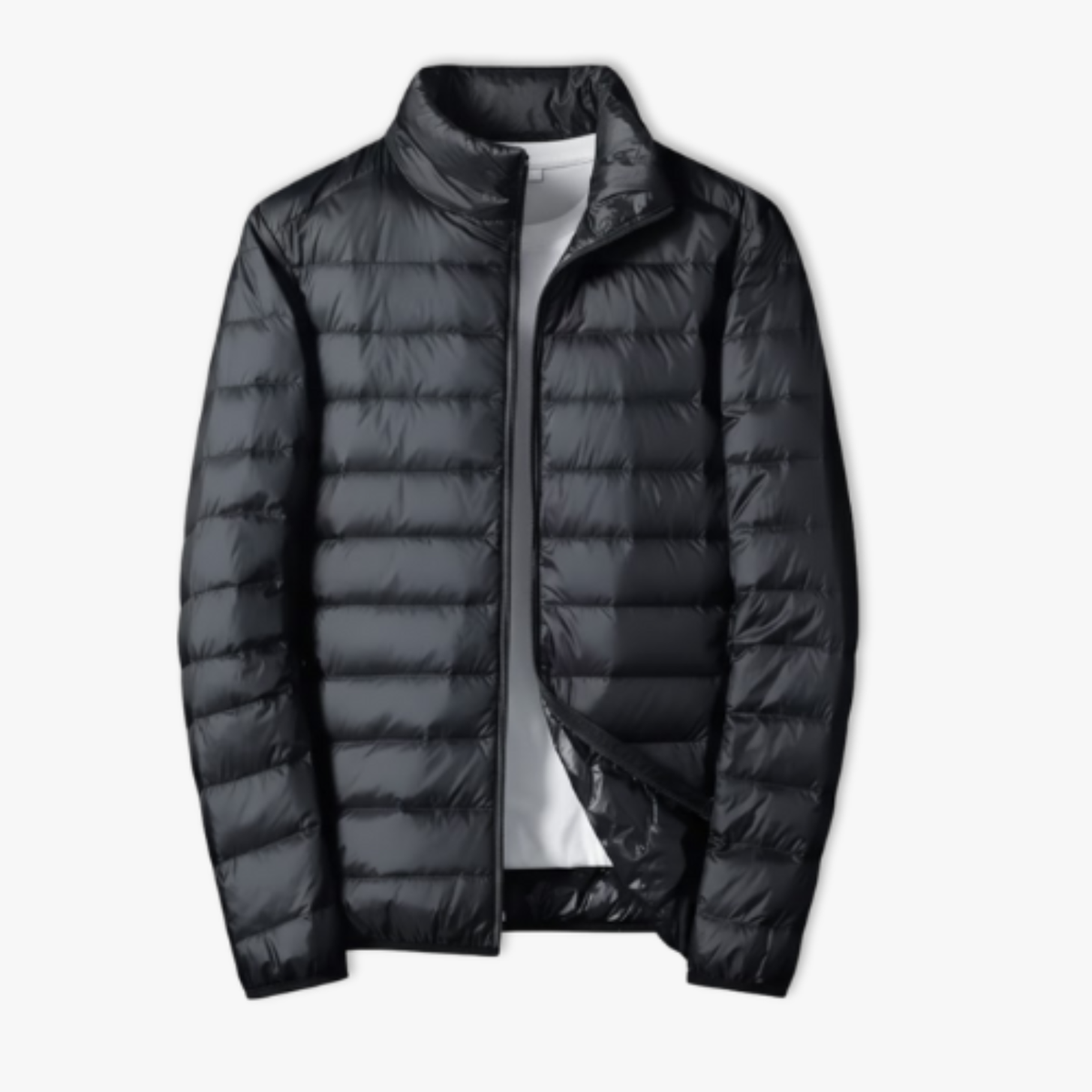 Men's Ultra Light Down Jacket with Waterproof Shell and Packable Design
