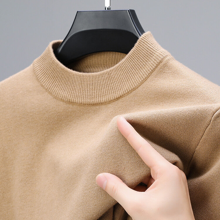 Men's Warm Longline Sweater with Relaxed Casual Style and Easy Layering Design