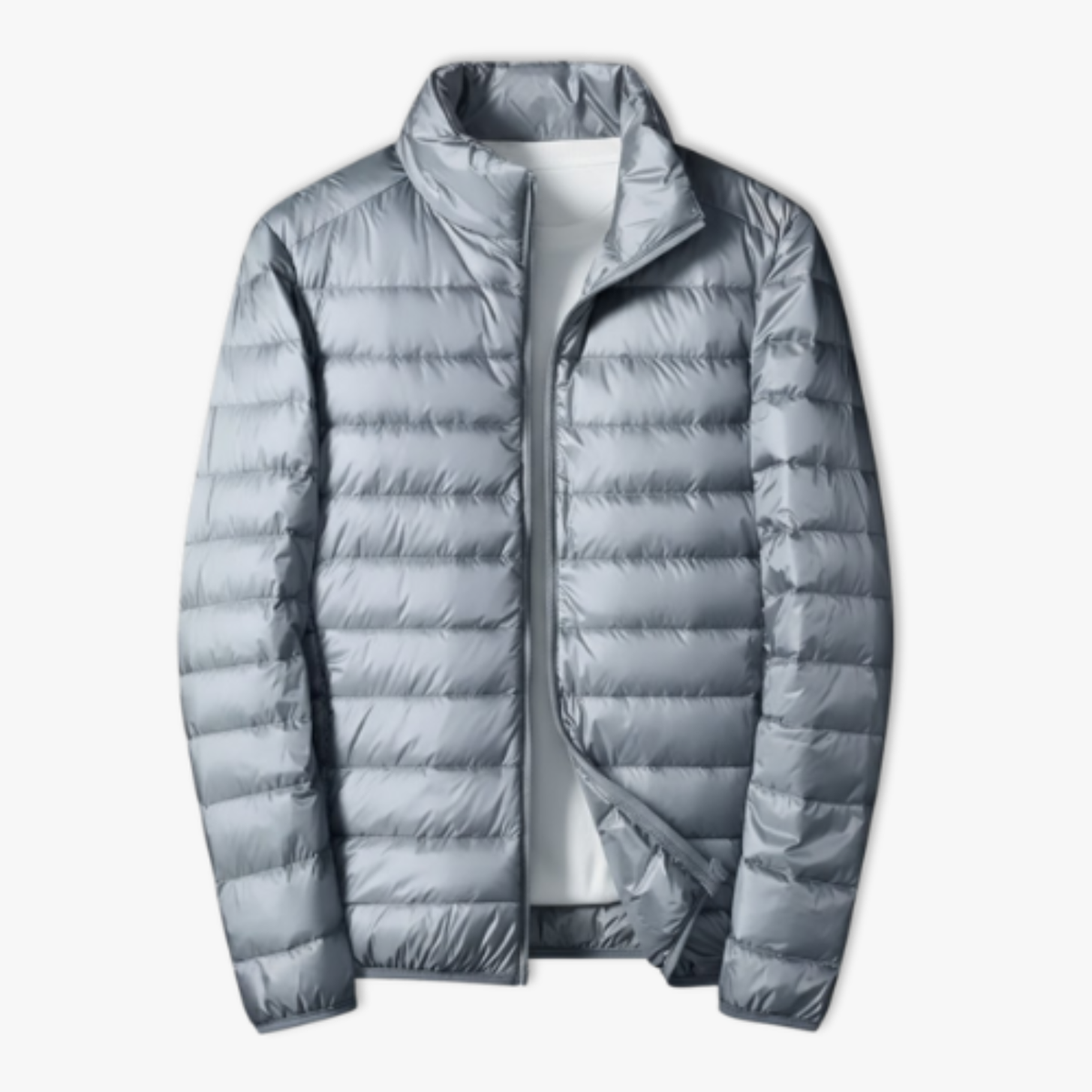 Men's Ultra Light Down Jacket with Waterproof Shell and Packable Design
