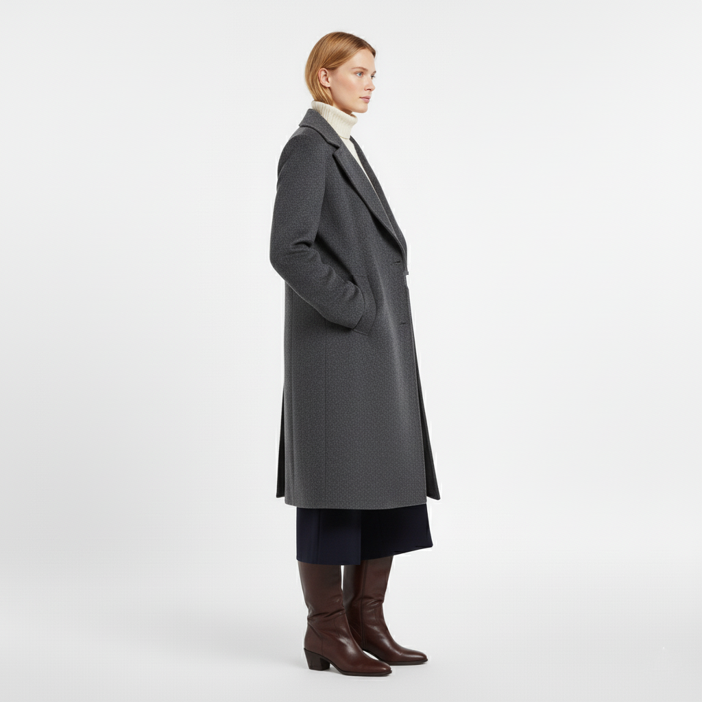 Long Tailored Winter Coat
