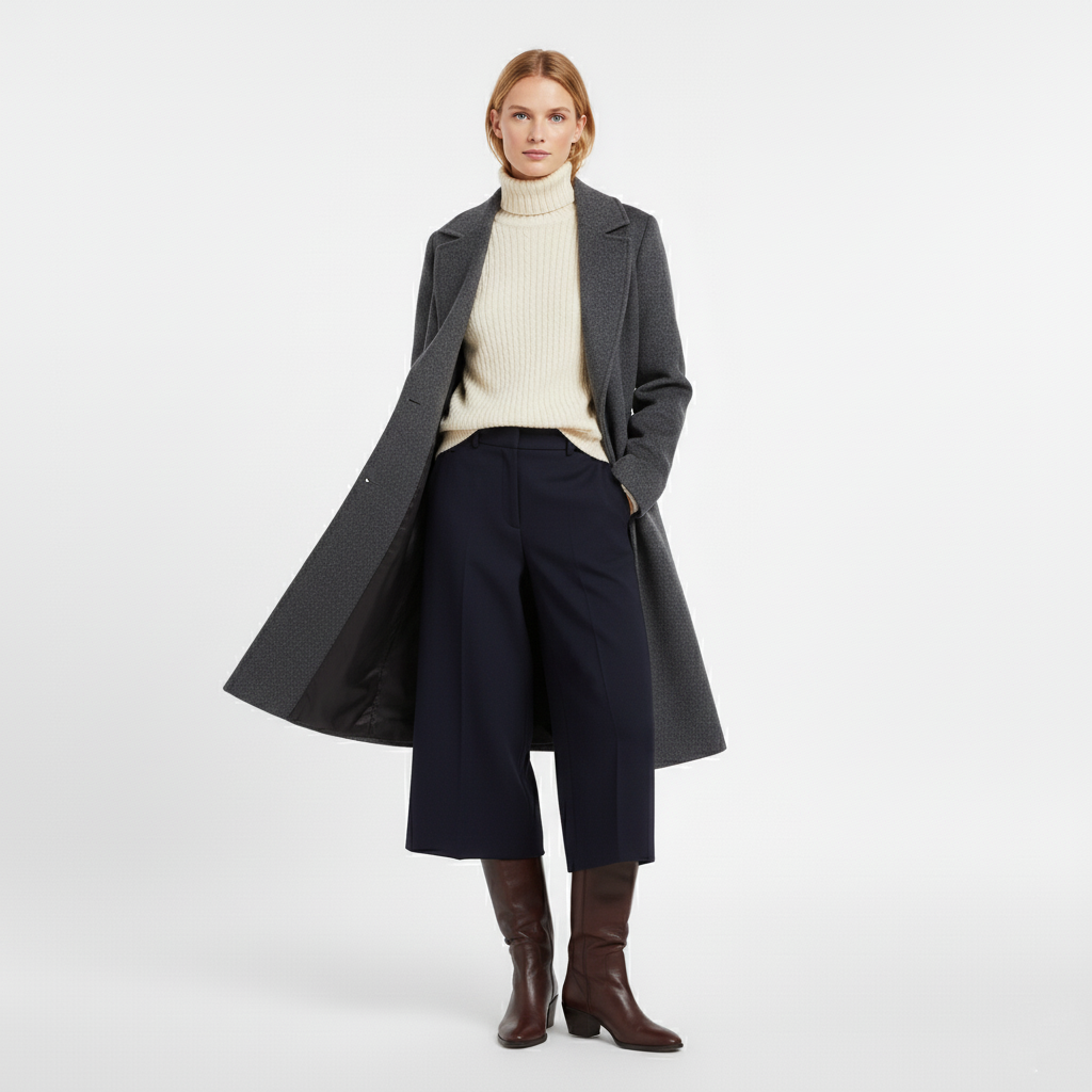 Long Tailored Winter Coat
