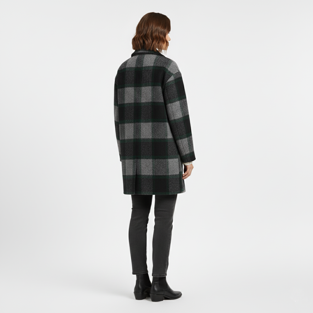 Plaid Winter Coat
