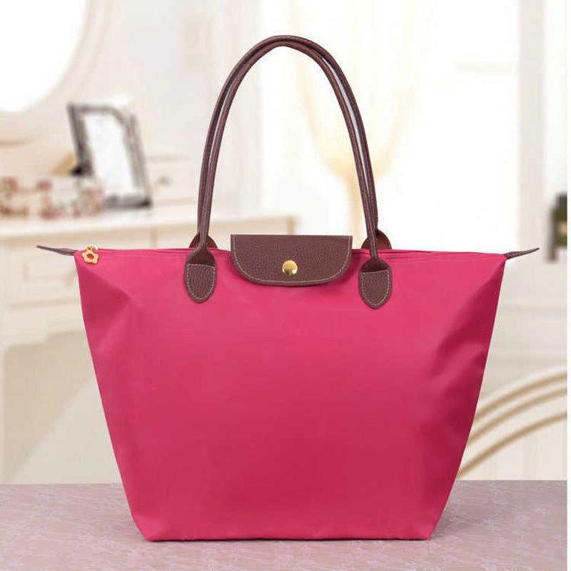 Women's Tote Bag with Water Repellent Finish and Adjustable Strap