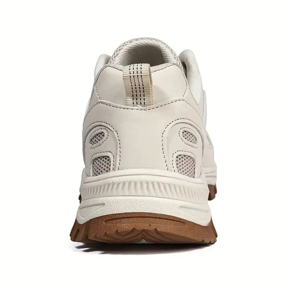 Men's Women's Hiking Shoes with Breathable Mesh Leather and Anti Slip Sole
