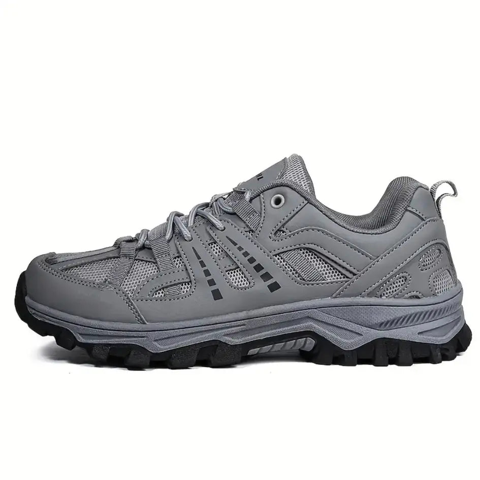 Men's Women's Hiking Shoes with Breathable Mesh Leather and Anti Slip Sole