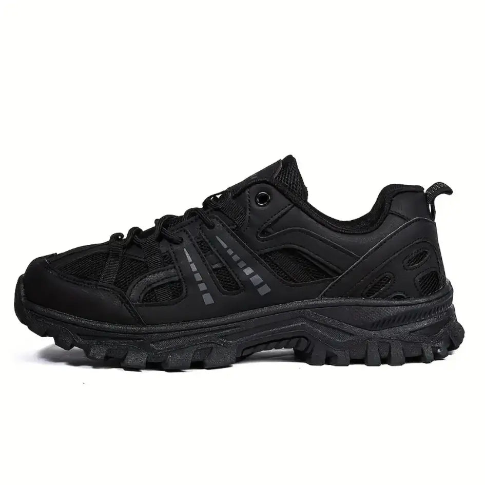 Men's Women's Hiking Shoes with Breathable Mesh Leather and Anti Slip Sole