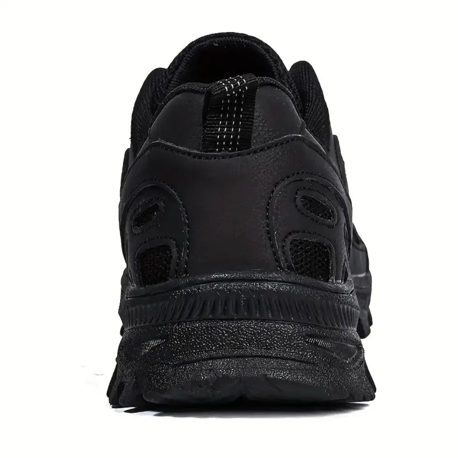 Men's Women's Hiking Shoes with Breathable Mesh Leather and Anti Slip Sole