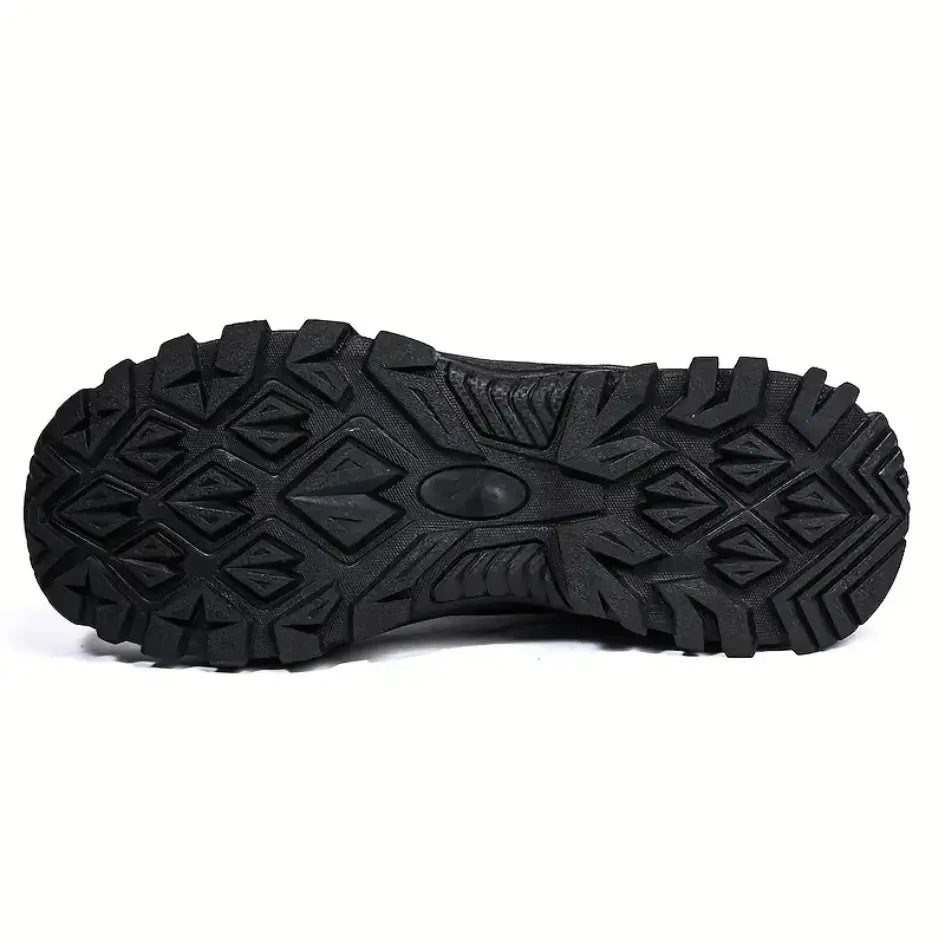 Men's Women's Hiking Shoes with Breathable Mesh Leather and Anti Slip Sole