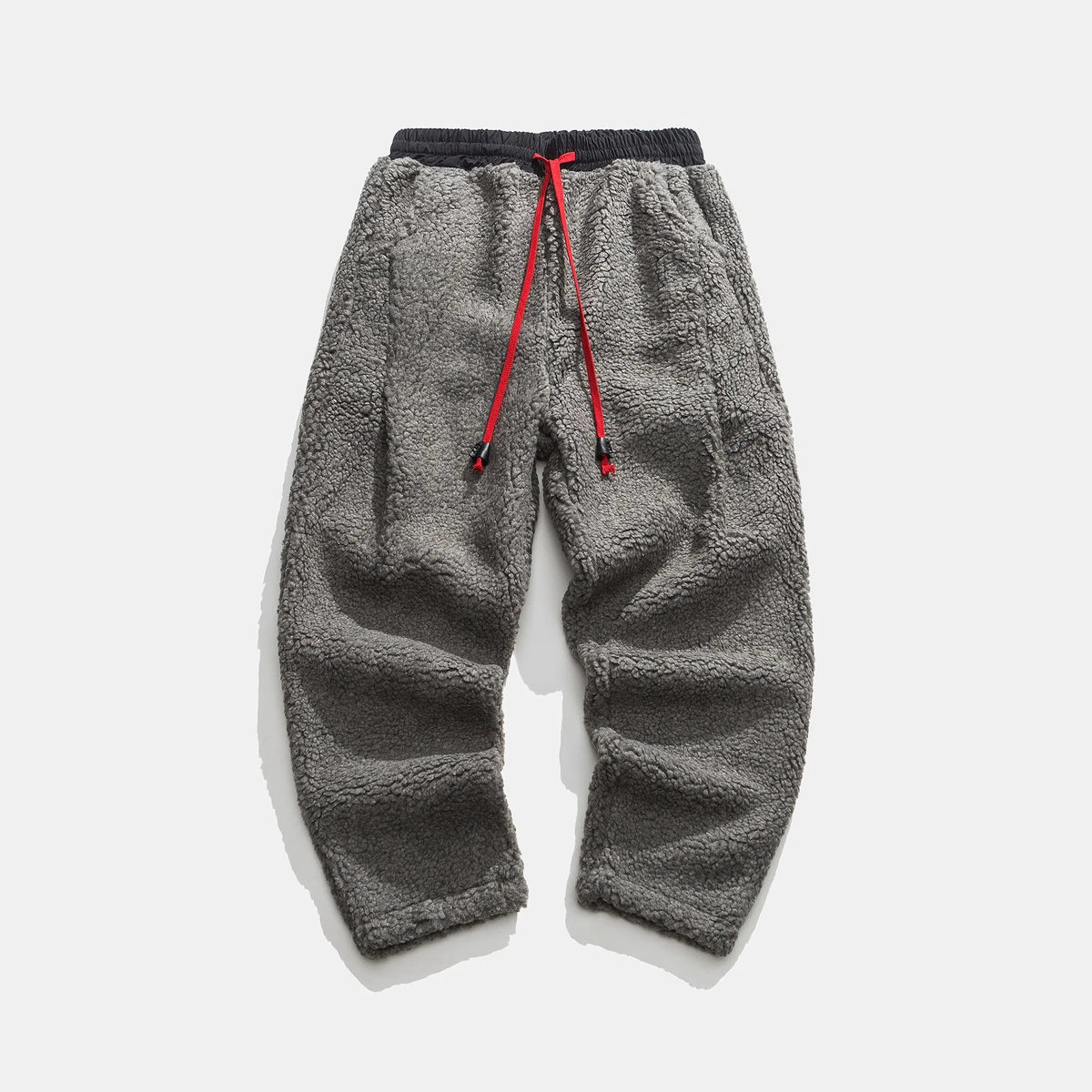 Men's Fleece Sweatpants with Relaxed Fit and Elastic Drawstring Waist