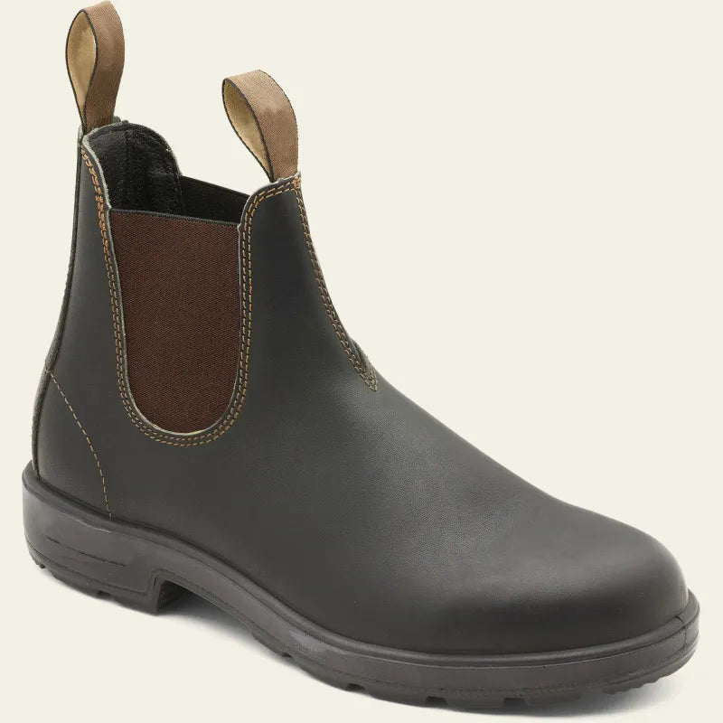 Men's Chelsea Ankle Boots with Waterproof Vegan Leather and Slip On Design