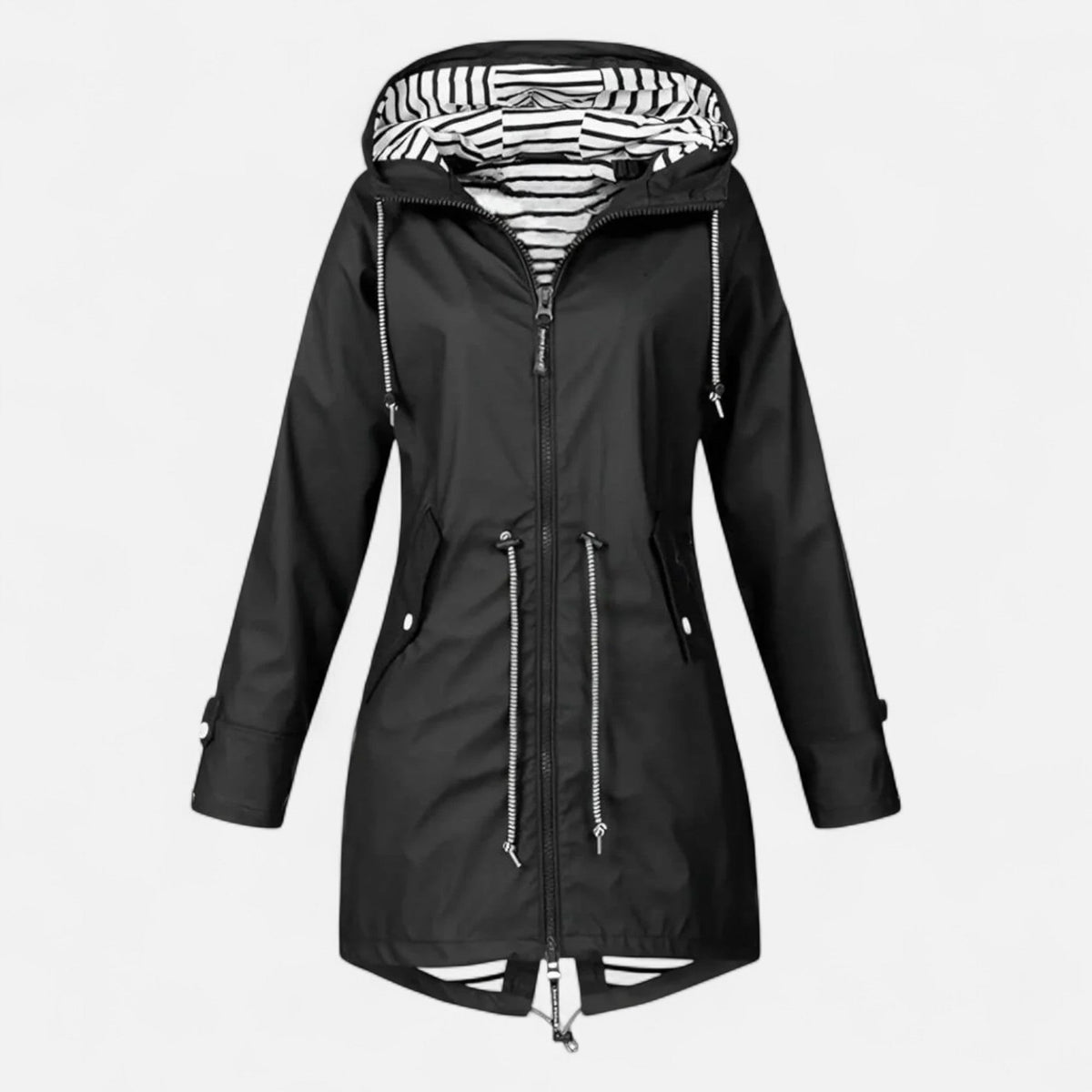 Women's Waterproof Jacket with Breathable Fabric and Sleek Cut