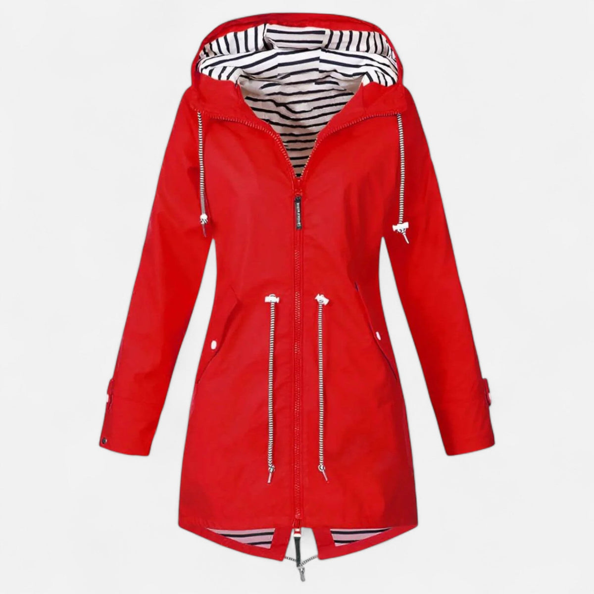 Women's Waterproof Jacket with Breathable Fabric and Sleek Cut